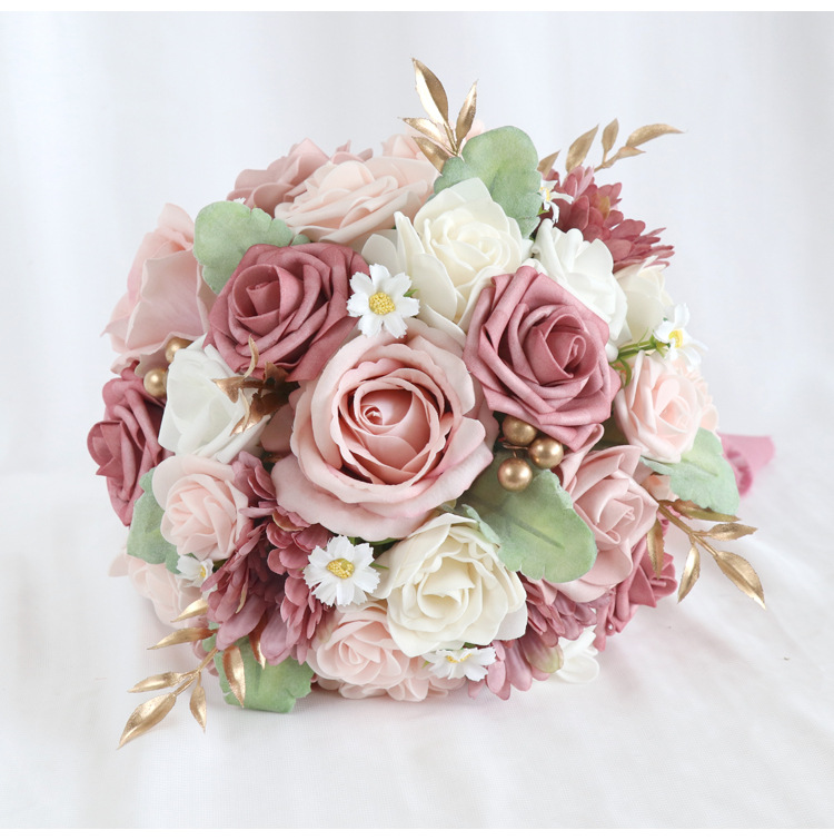 Pink Bridal Bouquets New Arrival Blush Wedding Flowers 2 Styles for Choice