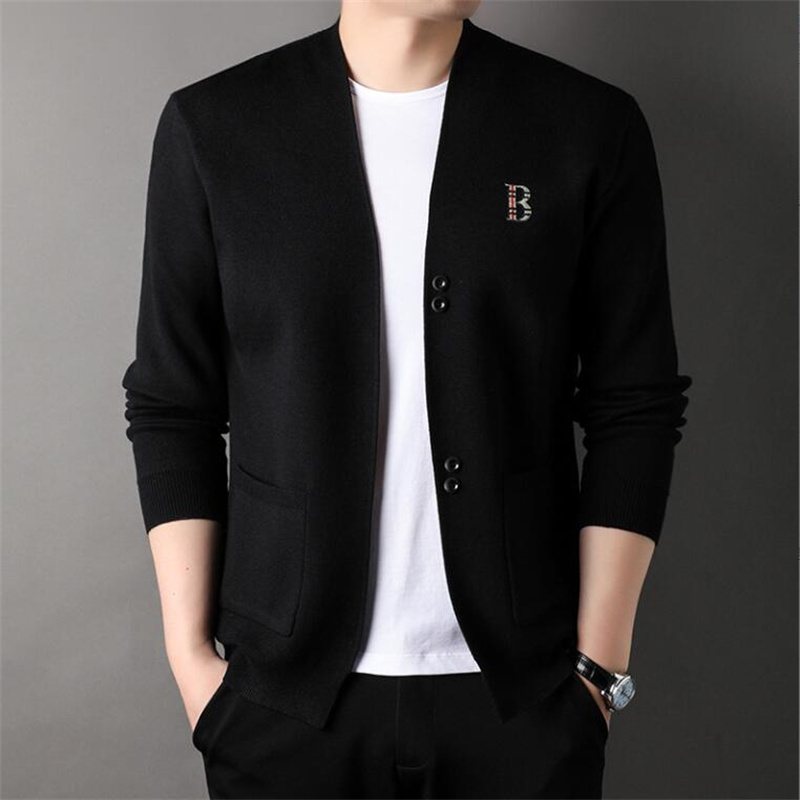 2024 Men's Sweaters Knitted Cardigan Luxury Clothes Men Women Black Long sleeve Casual Coats Jacket letters Designer Sweater Asian size M-4XL