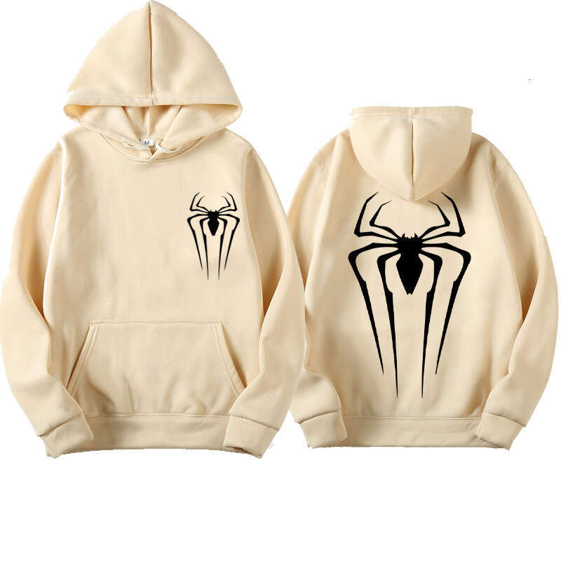 shanshi spider hoodie Pattern Autumn/Winter New Men's and Women's Street Spider Printed Sportswear Loose Hoodies hoodie