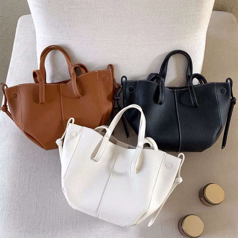 Fashion work bag, artificial leather handbag, women's large handbag, wallet, autumn shoulder bag, designer top handbag with magnetic seal, women&