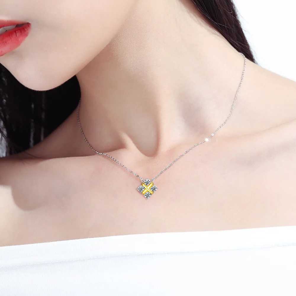 New trend 925 sterling silver jewelry set with high carbon diamond necklace earrings and rings perfect for wedding parties and exquisite jewelry gifts