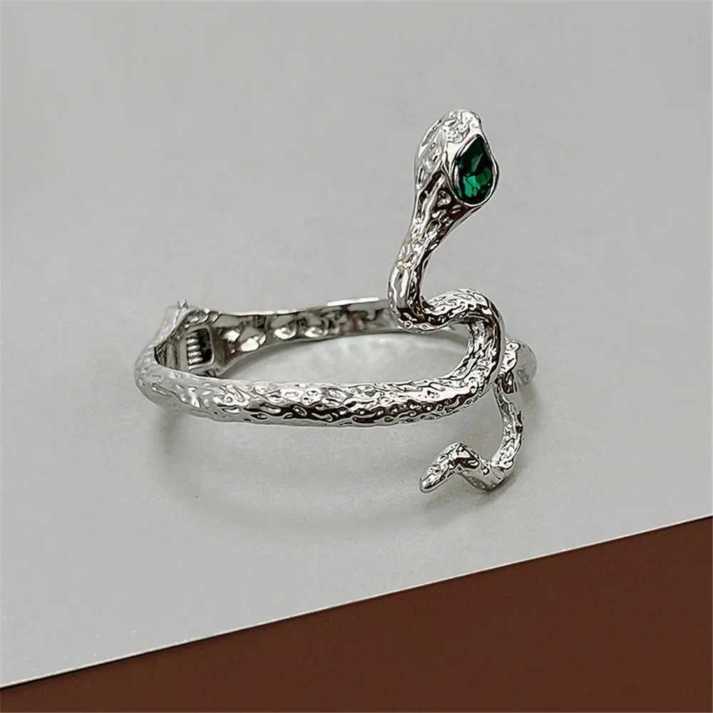 Charm Fem Green Zircon Round Bracelet Cute Silver Adjustable Wedding Jewelry X241106