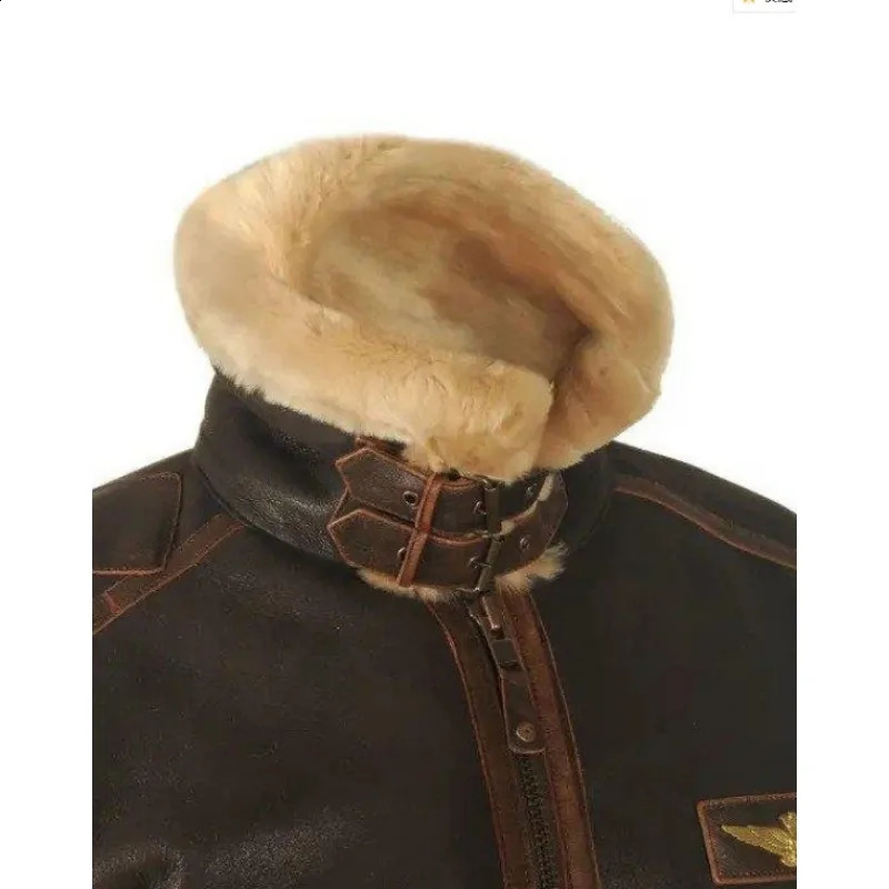 Mens jacket with enhanced autumn and winter style to keep warm and cold. Brown collar zipper fits snugly 241106