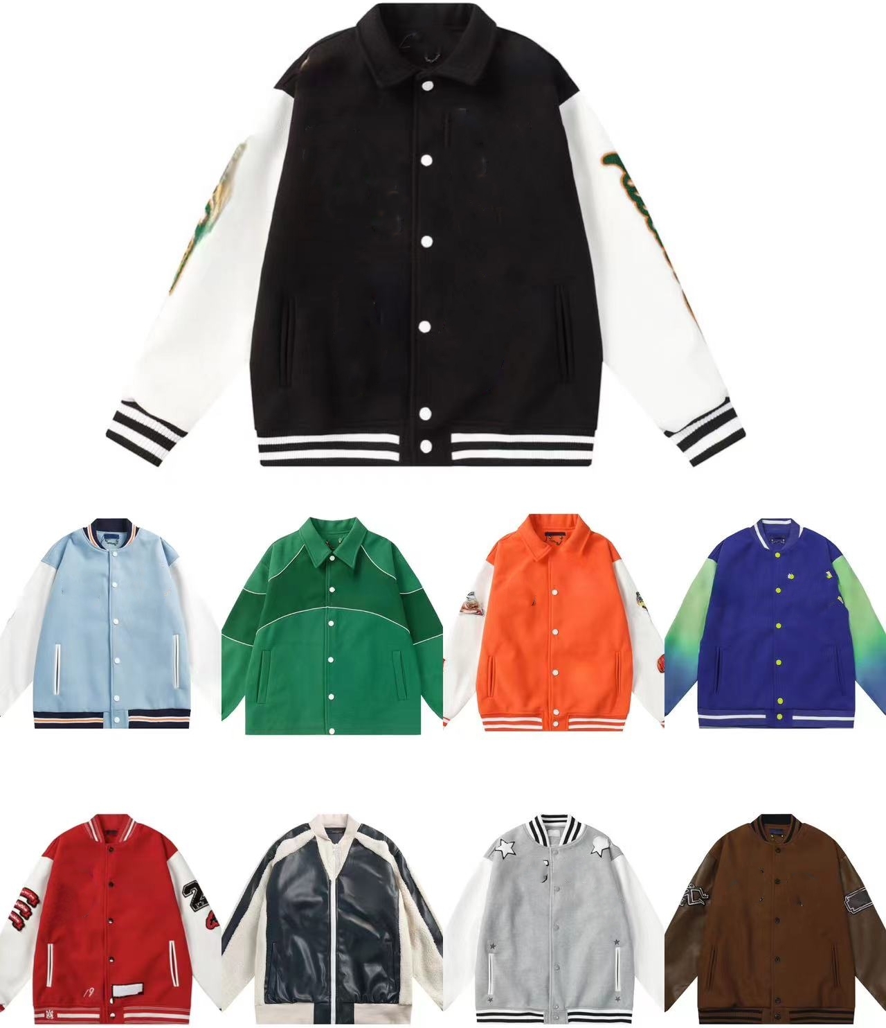 High Quality Mens Womens Jacket Designer Jacket Mens Varsity Jacket baseball Jacket Hip Hop Bomber Jacket Leather Jacket Outwear Windbreaker Jacket