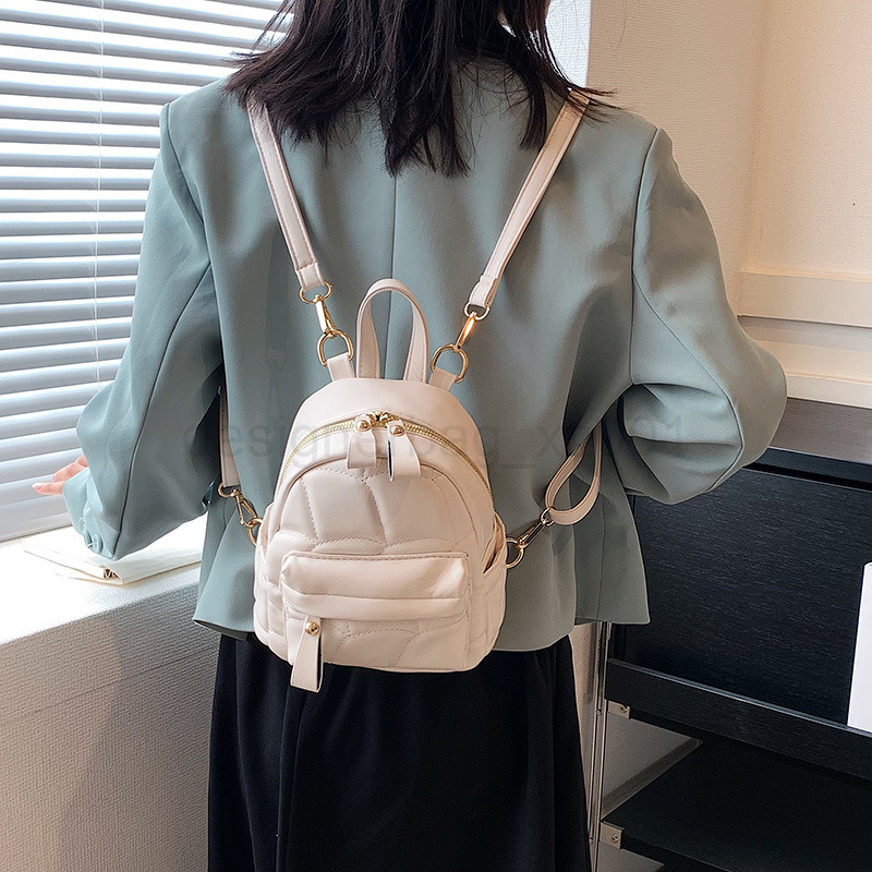 Bag Classic Designer Fashion 10a Top Nikiduncks Woman Bags Mini Backpack Womens Threedimensional Small Soft Leather Casual Versatile S