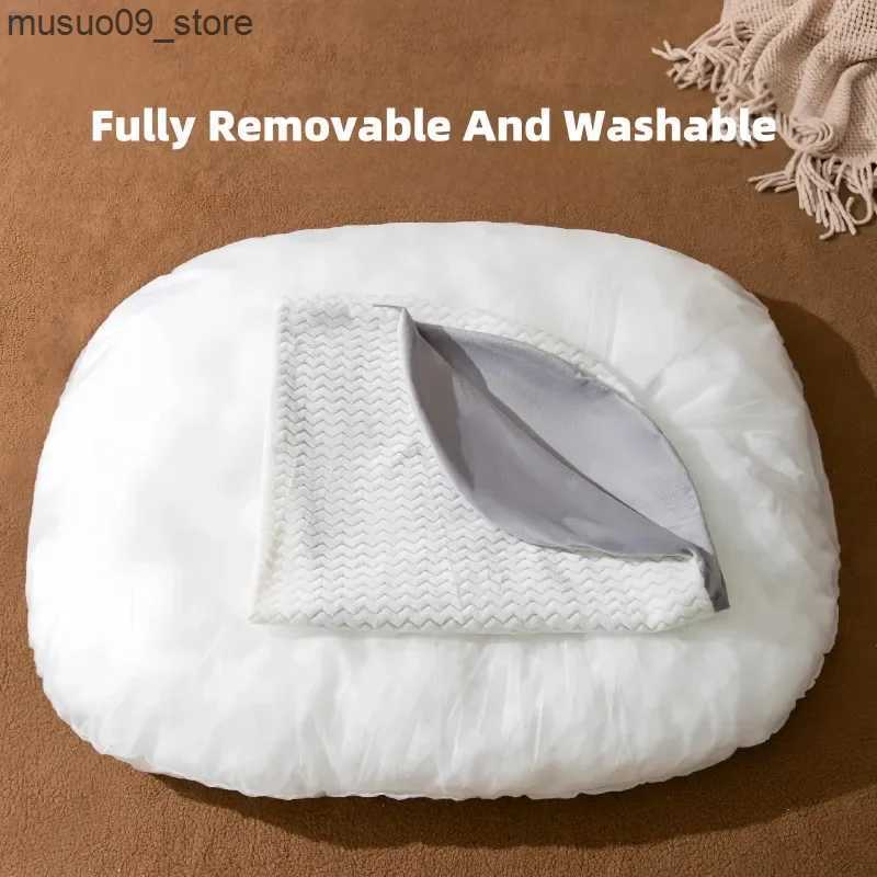 kennels pens Pet dog cat bed large dog bed sofa bed warm pet nest small medium and large dogs puppies kittens large-sized sleeping mat L240910
