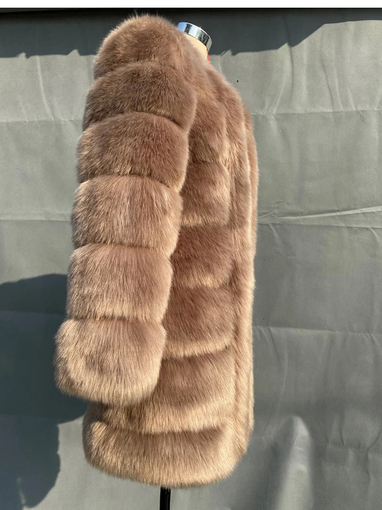 ZADORIN Winter Long Furry Faux Fur Coat Jackets Women Thick Warm Fluffy Jacket Causal Party Overcoat Streetwear 241104