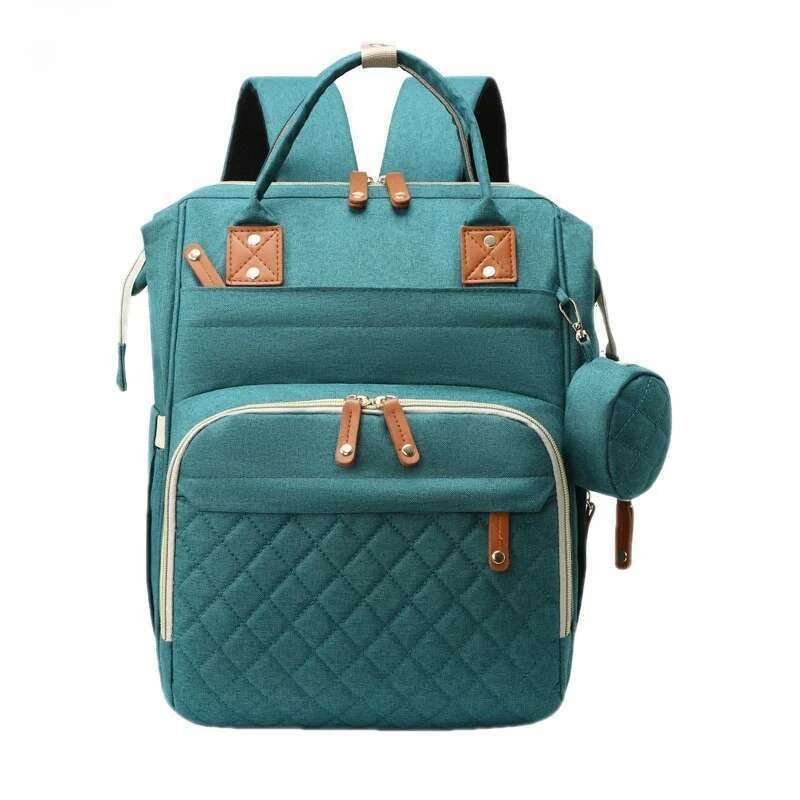 New mommy bag with large capacity and high-end feel, multi-functional baby crib insulation, waterproof and dry, large capacity backpack