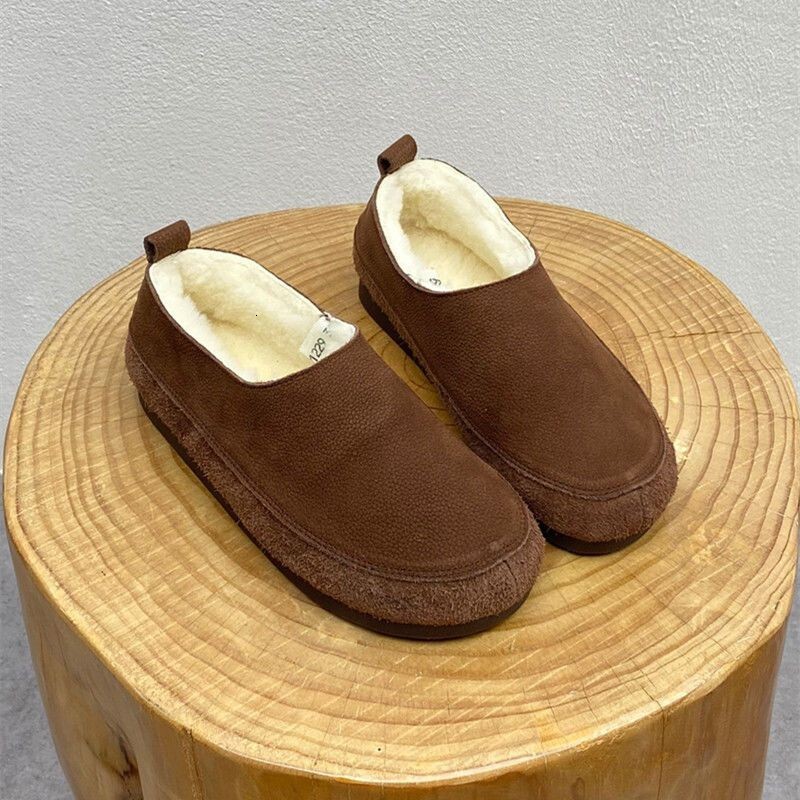 2025 New Warm Soft Ankle Snow Fur Short Boots Designer Women's Winter Fashion Boots High And Low Heels New Flat Shoes Fluffy Fur