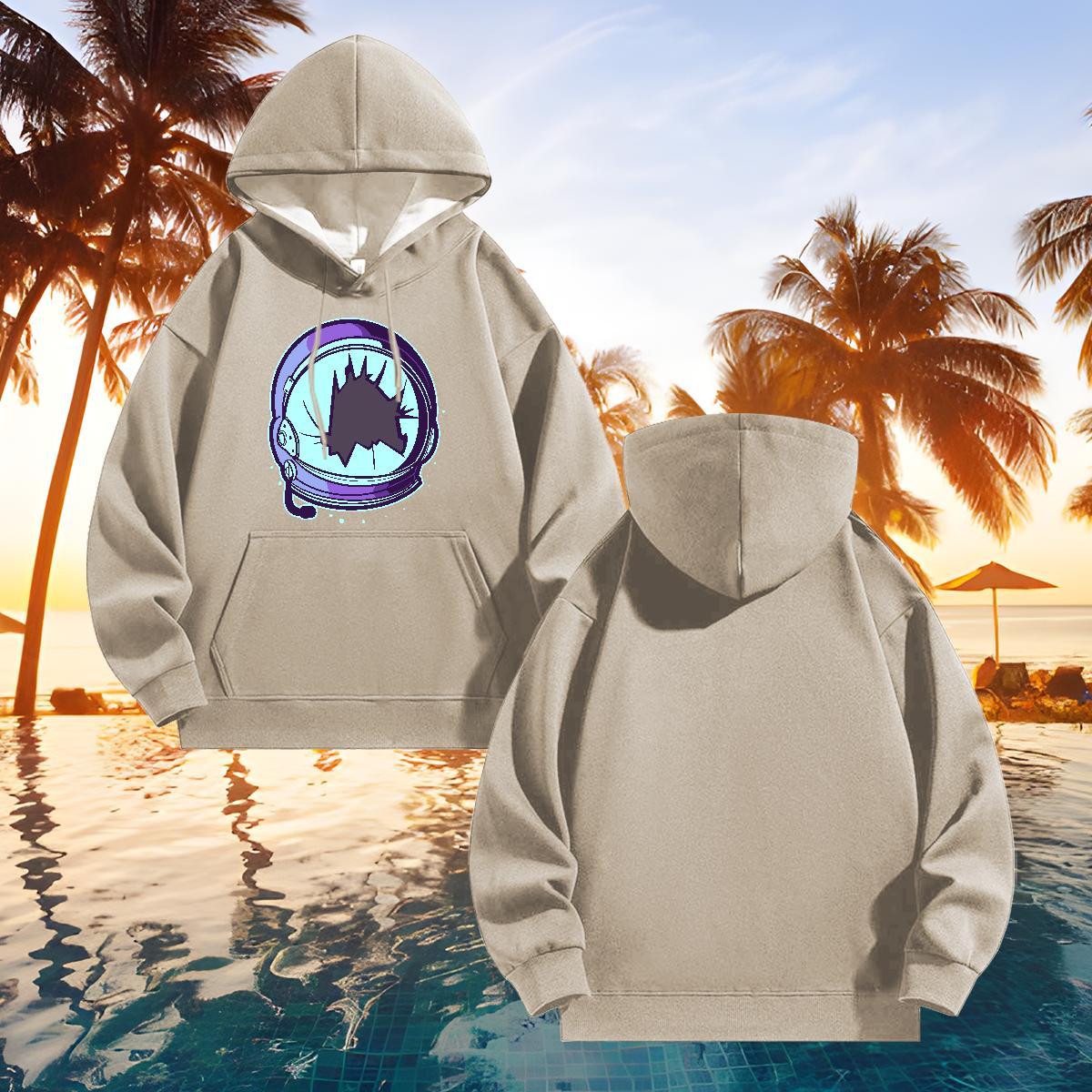 Classic Casual Hoodie for Men Y2K Loose Fit Mens Hoodie Breathable Custom Printing Top Hoody Thick Fleece