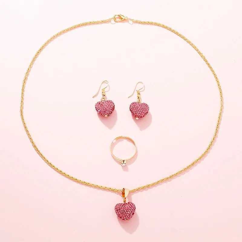 Luxury watches necklaces earrings rhinestones fashionable watches casual womens watches jewelry sets Relogio Feminino X241106