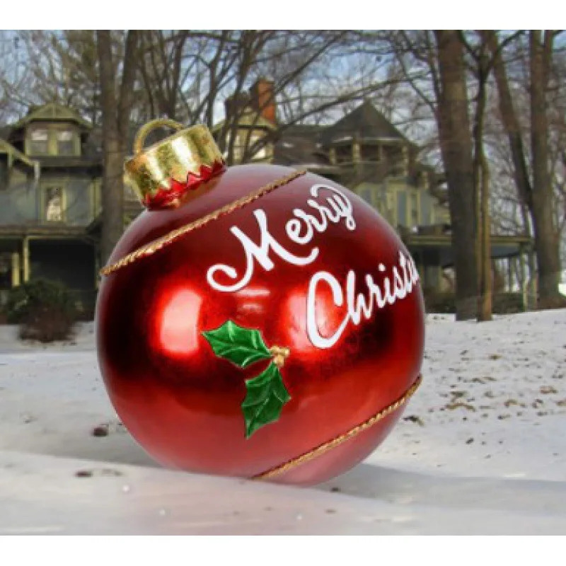 Christmas Decoration Inflatable Balloons Festive Atmosphere Printed PVC Inflatable Toy Christmas Outdoor Courtyard Decoration 241106