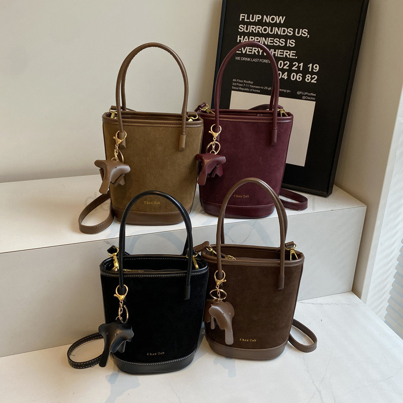 Classic Designer Bag Fashion 10a Top Nikiduncks Woman Handbagevening Bags New Bucket with Texture Fashionable Single Shoulder Crossar