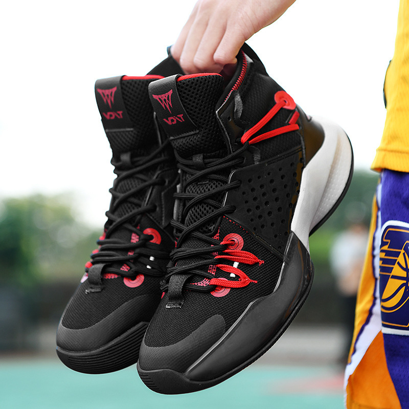 Autumn and winter men's shoes, basketball shoes, sneakers, high-top mesh cloth plus-size trendy shoes Free shipping