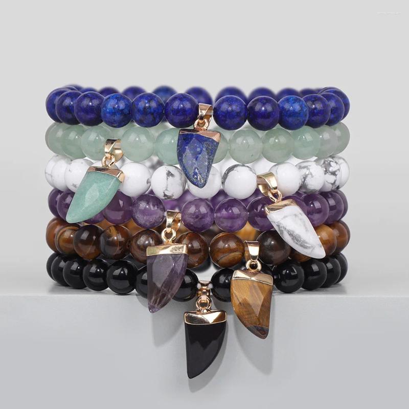 Charm Purple Crystal Bracelet for Men and Women Natural Purple Crystal Bead Bracelet Quartz Jewelry Energy Fashion Exquisite Birthday Gift