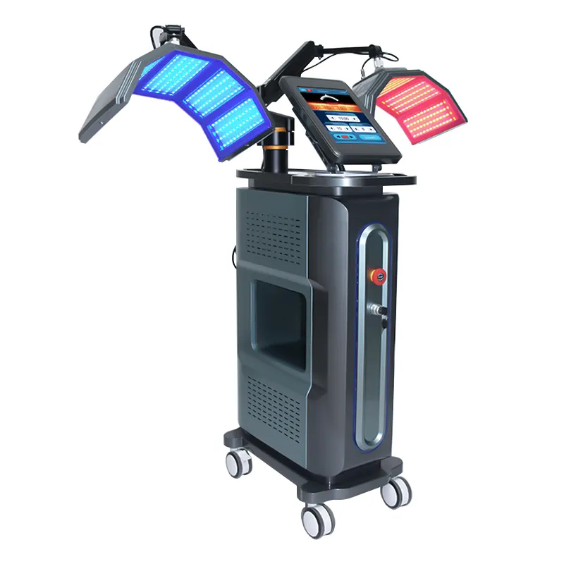 7 Wavelength Dual PDT Photodynamic Therapy Skin Whitening Wrinkle Acne Treatment Face Oil Control Phototherapy Anti-Aging Collagen Boosting Machine