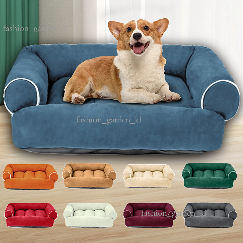 Cross Border New Deer Skin Velvet Pet Dog Sofa Autumn And Winter Deep Sleep Dog Nest Pet Nest Source Factory Wholesale 780