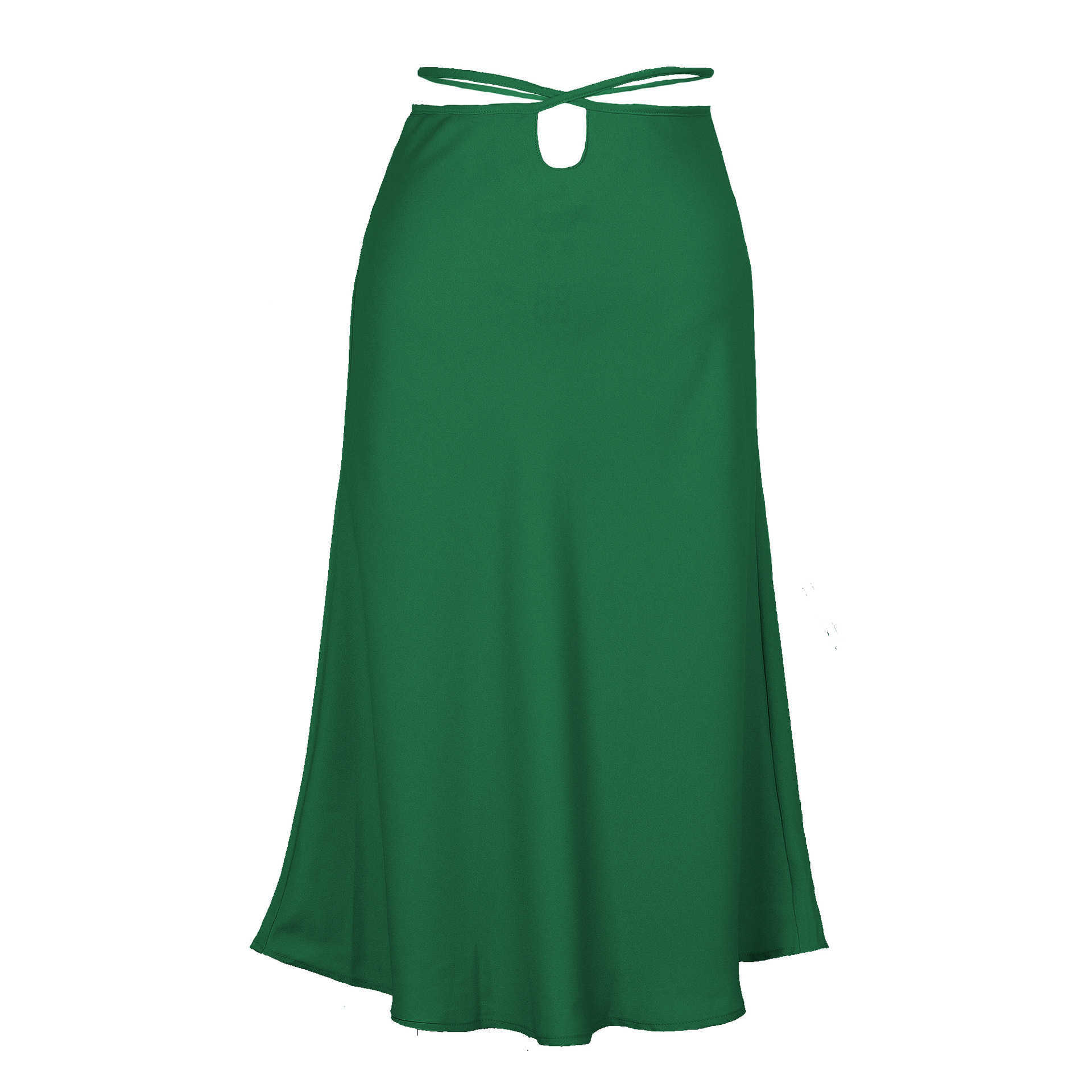 Women Vintage Ruffle Skirt Spring Skirt With Zipper Fishtail Dress Lace Side Up Black Length Adult Skirts Solid Color Slit Mid Length Skirt 241023