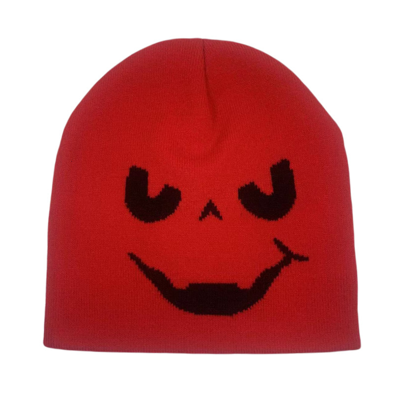 High quality design, men and women Pumpkin funny pattern yarn knitted casual, fashionable, warm resistant new autumn and winter cold hat