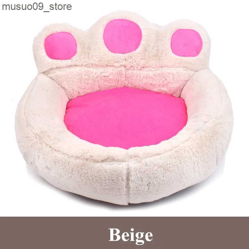 kennels pens Cute Pet Nest Cute Claw Dog House Cat Dog Soft Material Sofa Bed Dog Accessories L240910