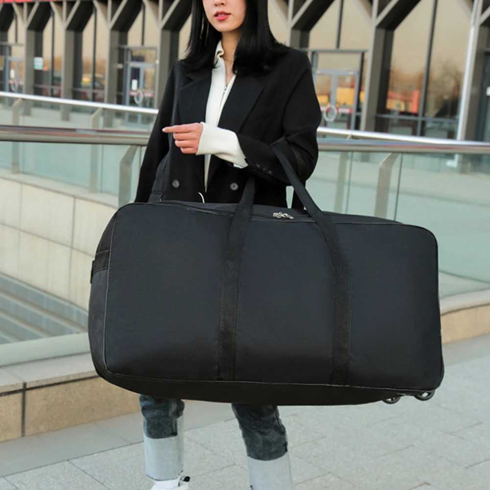 Travel Luggage Bag Carry On Travel Bag Large acity Portab Travel Suitcase Waterproof Travel Duffel Bag for Men WomenXJ241106