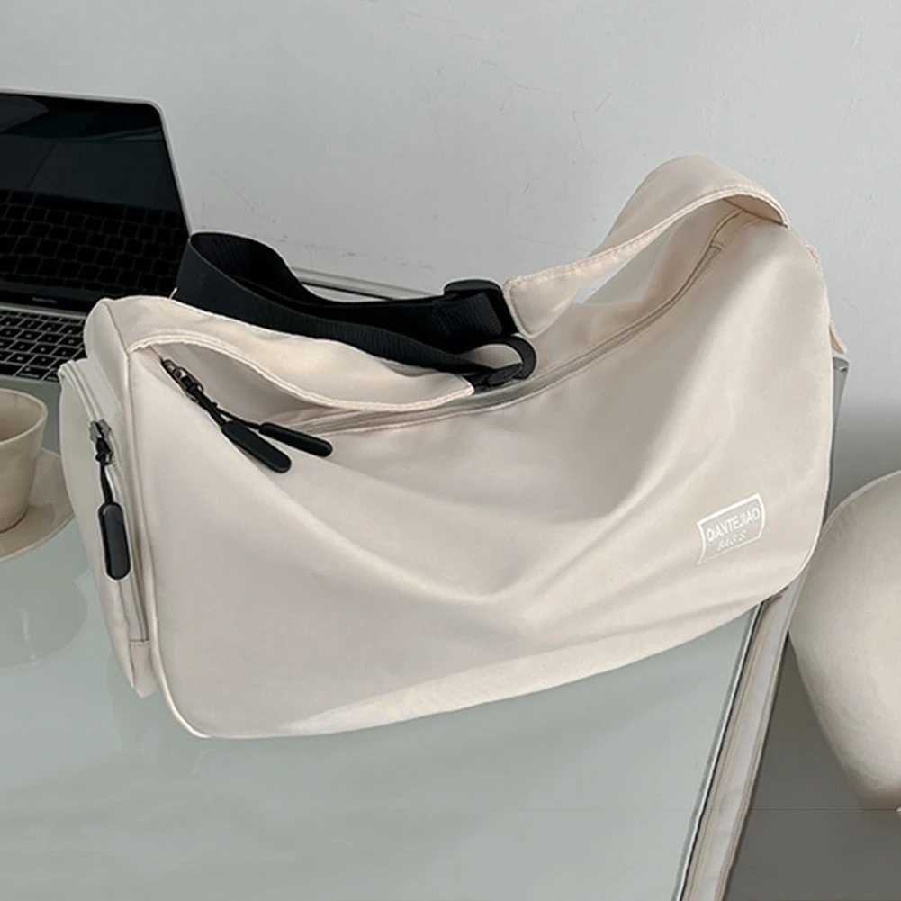 Solid Color Dry Wet Separation Bags Large acity Yoga Sports Chest Bag Multifunctional Adjustab Shoulder Strap for Men WomenXJ241106