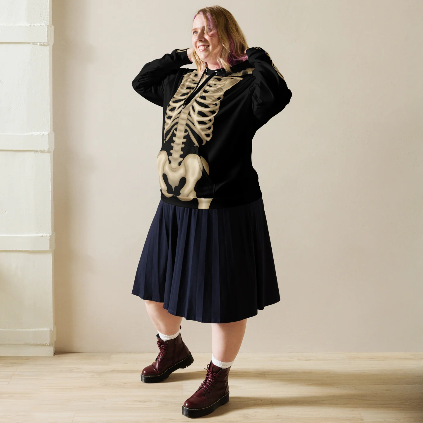 Skeleton Halloween Hoodie Sweatshirt customized cheap