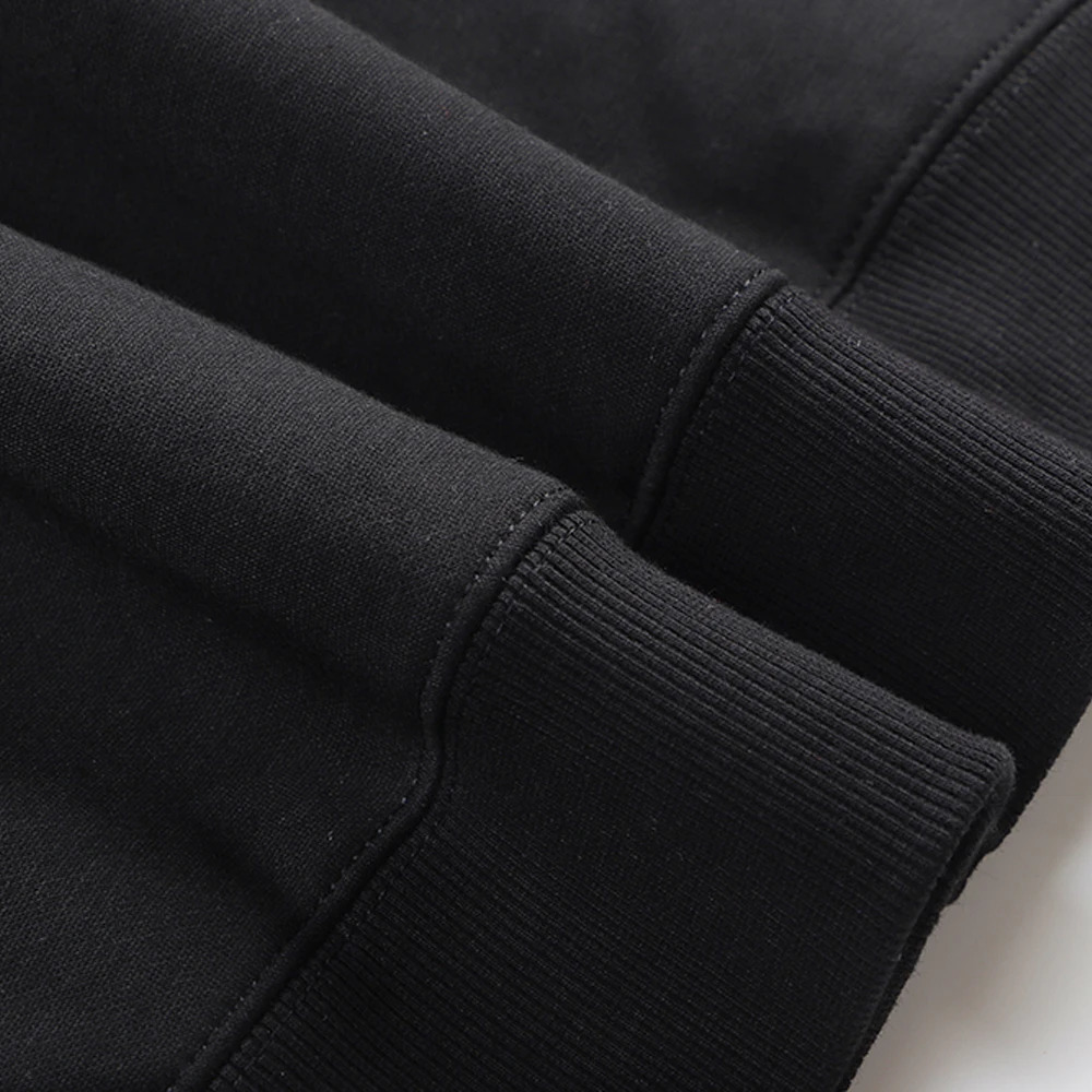 Mens Casual Crewneck Sweatshirt Hoodies Pullover Streetwear Solid Hoodie Hiphop Basic hoodies 241106