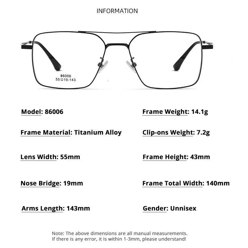 Men Classic Polarized Clip On Sunglasses Pilot Double Beam Alloy Glasses Frame Optical Retro Sunshades Eyewear 241105