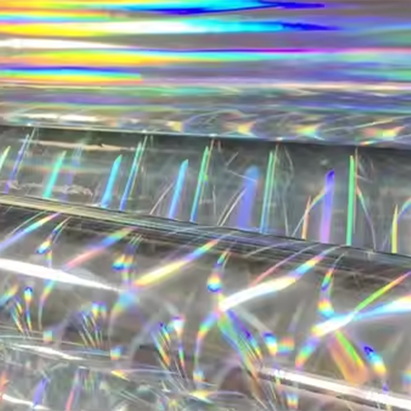 UV Cast & Cure BOPP Holographic Transparent Plastic Film