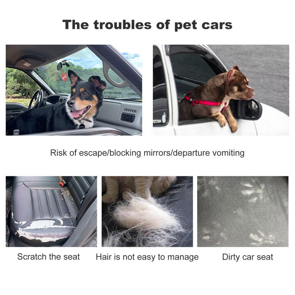 Portable Dog Car Seat Cover Folding Hammock Pet Carriers Bag Basket Carrying For Cats Stable Foldable Travel Pet Dog Car Seat