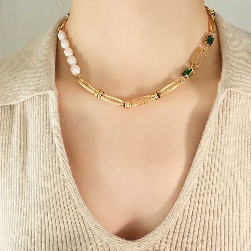Fashionable retro natural jade pin Wen jewelry set designer new freshwater pearl Wen necklace luxury bracelet X241106
