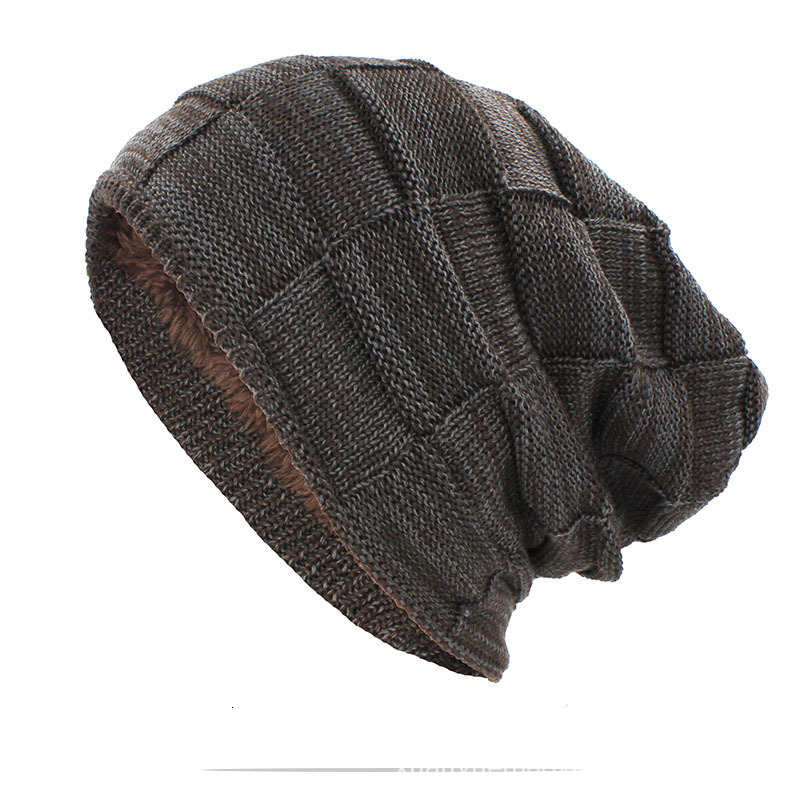 High quality design, Mixed color knitted for men women in autumn winter, plush and thick windproof hat, pullover hat