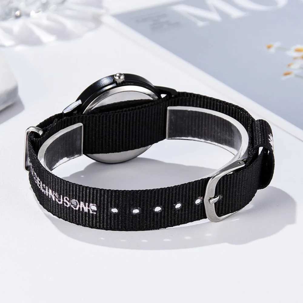 Wen Watch Nylon Strap Chrysanthemum Womens Watch Fashion Watch Bracelet Set Quartz Clock Hot Stainless Steel Relogo Womens Watch X241106