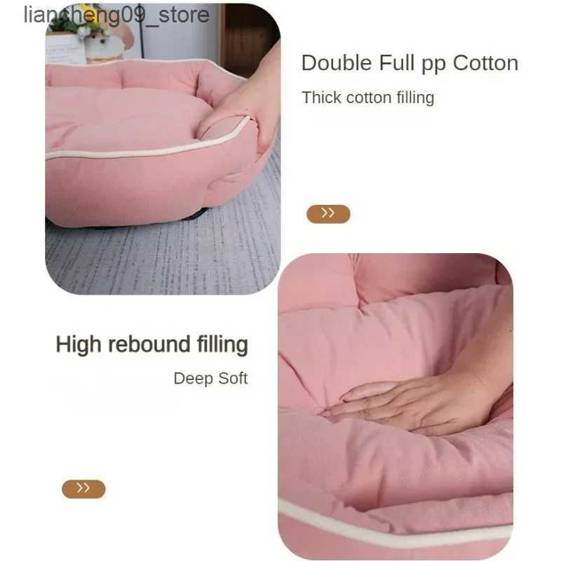 kennels pens Pet bed dog bed large dog bed dog house accessories washable bedding plush mat accessories bottom mat L240910