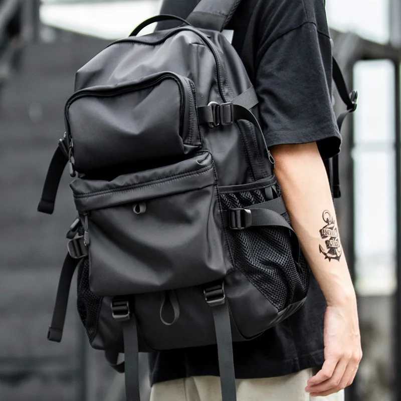 Travel Backpack Fashion Light Weight Large Space 15 6 Inch Laptop Bag Outdoor Waterproof School for Men 241106