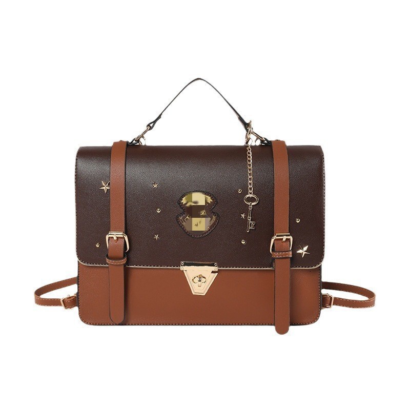 Hogwarts College Wind Shoulder Cross Handbag Vintage Designer British Postman Bag