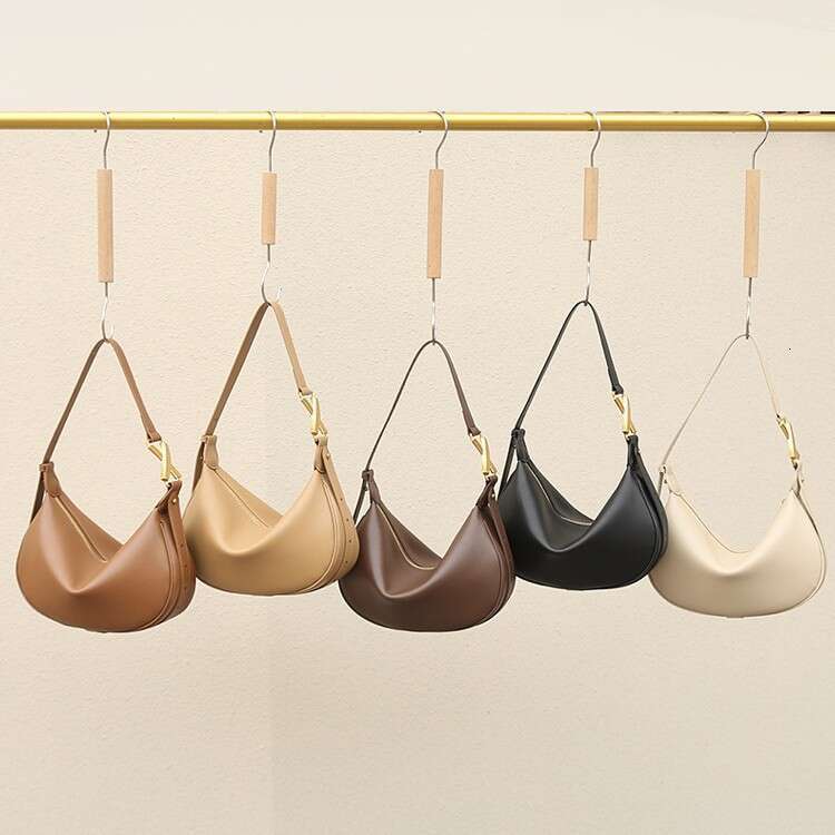womens bag Underarm for women bag 2024 fashion new genuine leather women's high-end niche design sense, shoulder bag, versatile crossbody bag