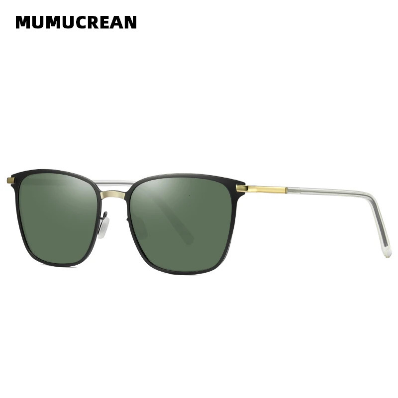 Mens sunglasses have arrived at the square polarized sunglasses metal driving night vision goggles 241106