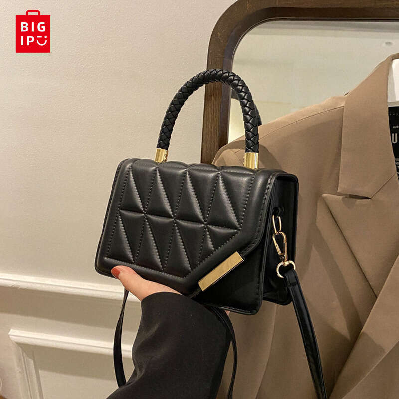 Designer Bag 2024 New Fashion Shoulder Bag Plaid PU Leather Ladies Handbags Designer Crossbody Bags For Women eae