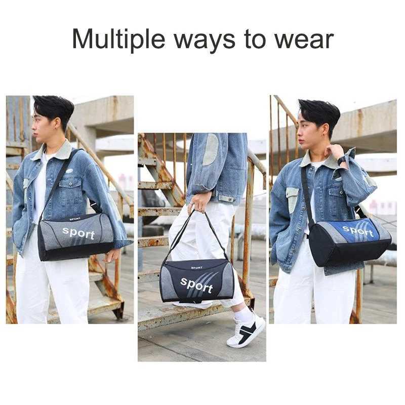 Gym Bags Travel Fashion Outdoor Sport pack Yoga Training Fitn Handbag Swimming Waterproof BagsXJ241106