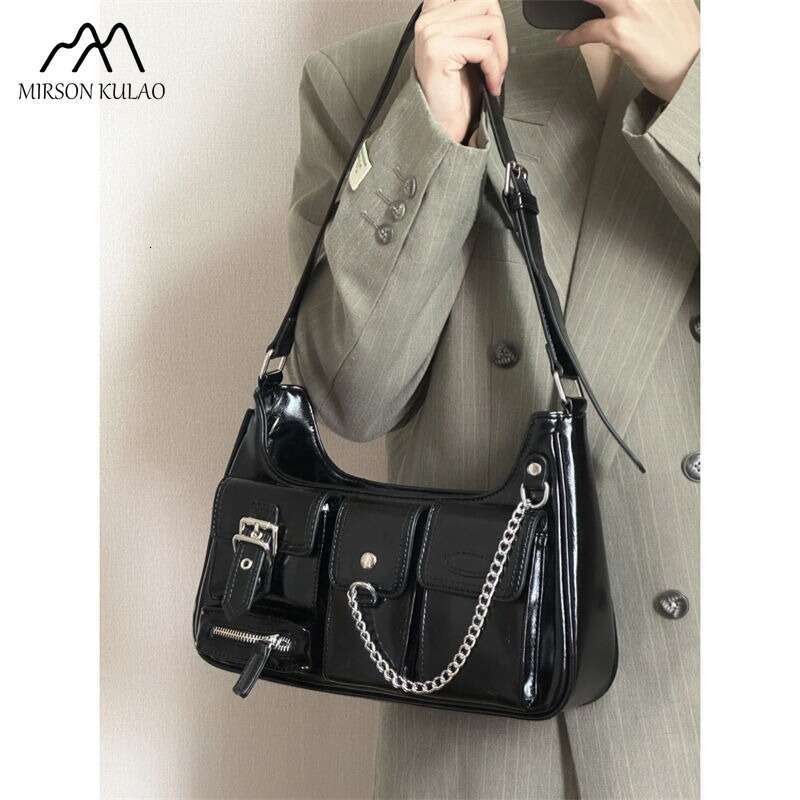 2024 New Chain Underarm Bags Commuter Single Shoulder Crossbody Pocket Fashion Tote Bag Women