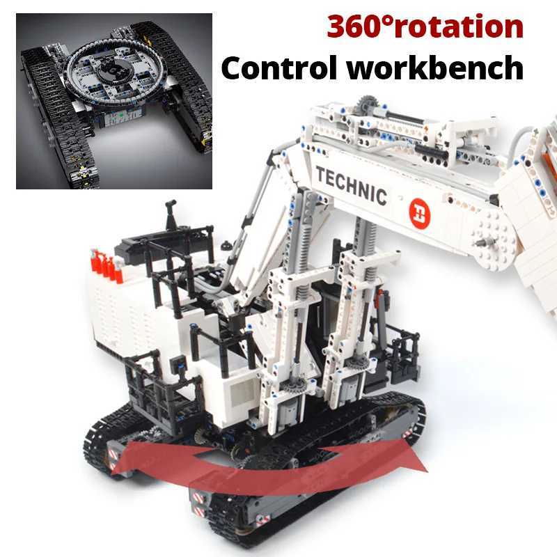 Blocks 4342pcs City RC Engineering Excavator Building Blocks APP Remote Control Car Large Vehicle Bricks Toys For Kids GiftsY2411061KGU