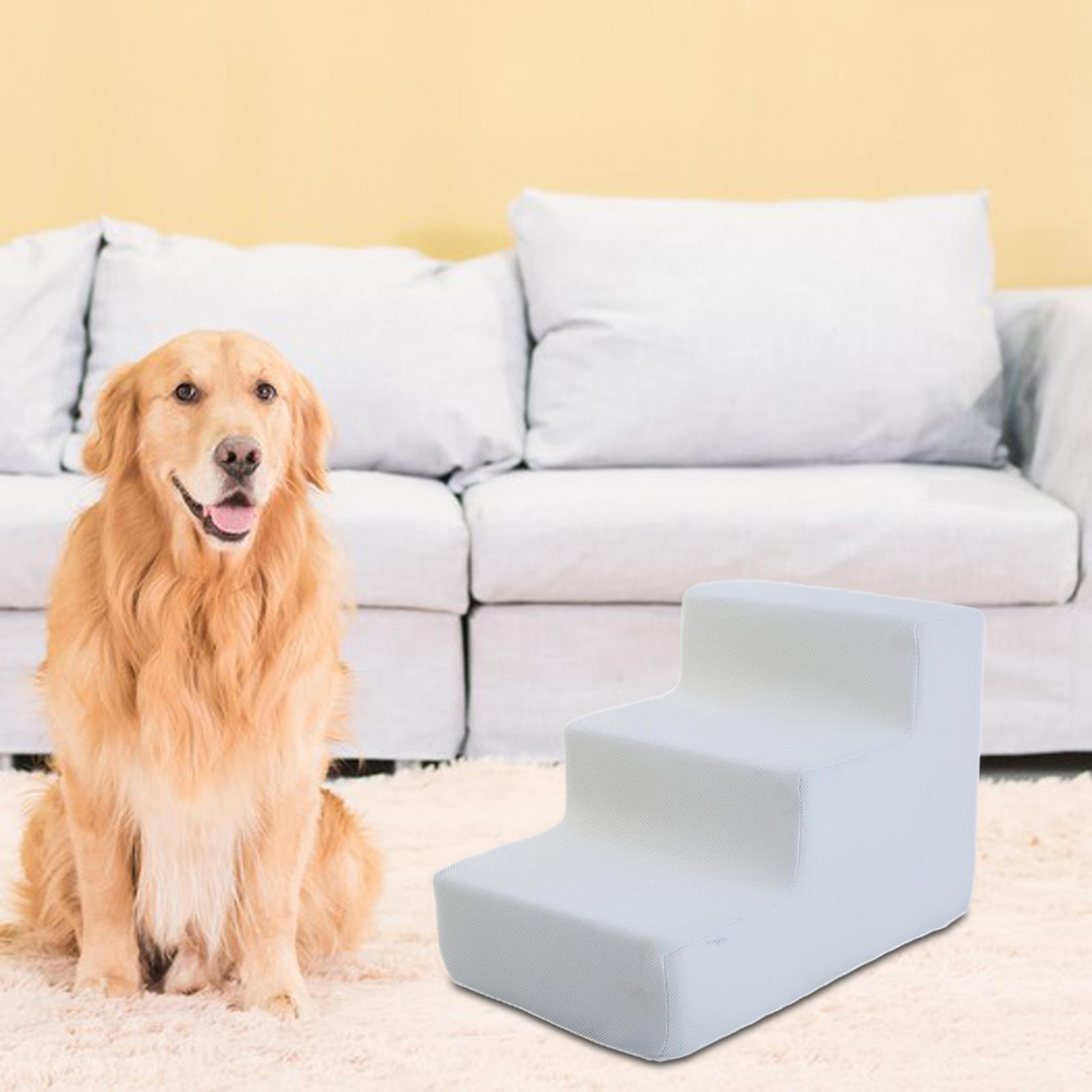 Dog Steps Non Slip High Density Pet Steps Ladder Pet Stairs Balanced Pet Steps for Couch Small Dogs and Cats Car High Beds Sofa