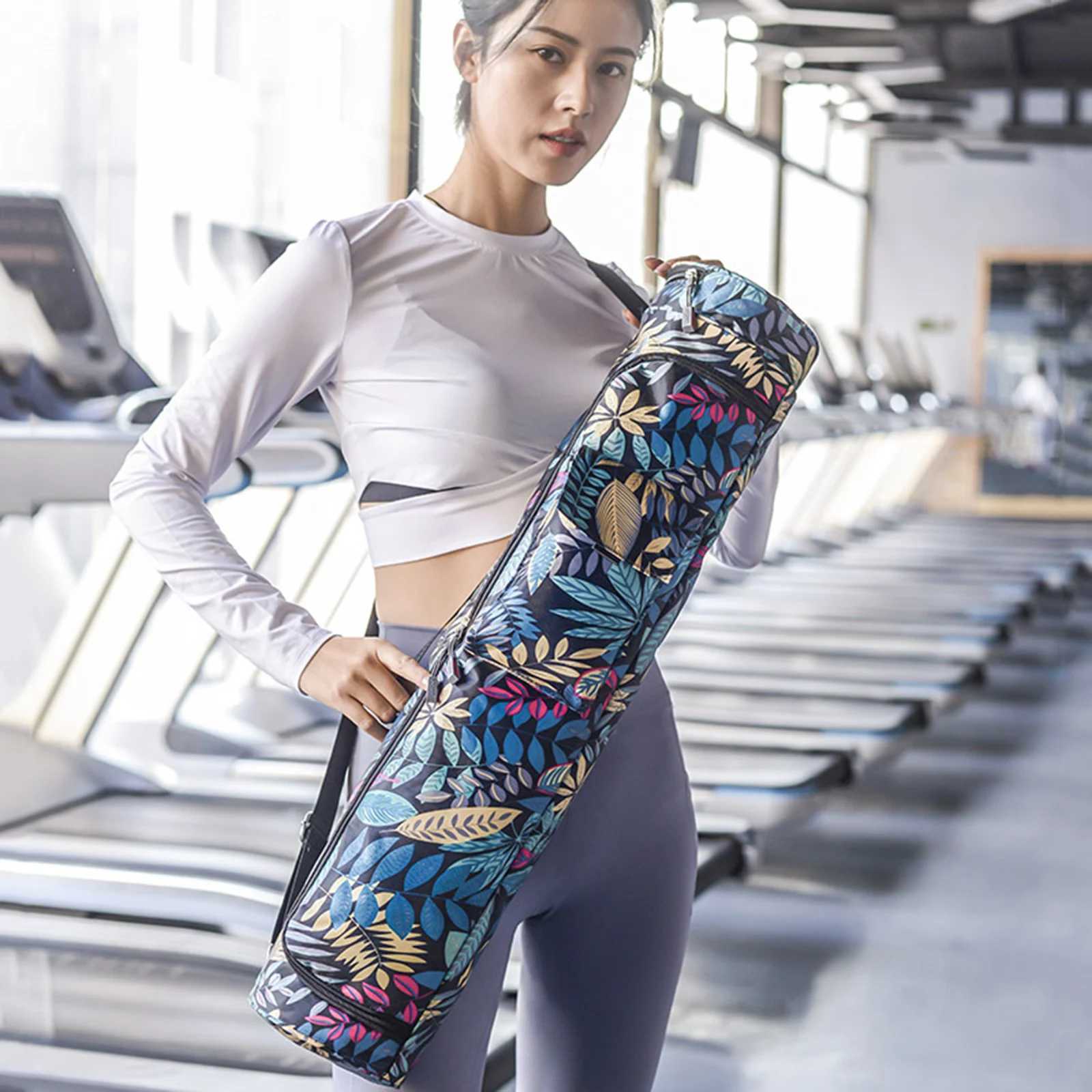 Fitn Pilates Yoga Mat Bag Gym Bags Carry Exercise Bag Large LightweightXJ241106