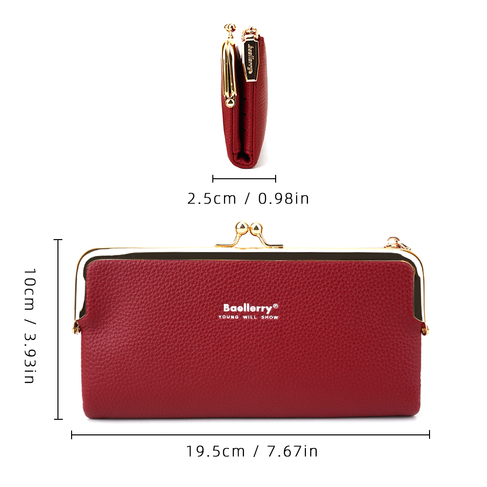 New Women's Wallet Large Capacity Zipper Coin Pocket Card Designer Wallet