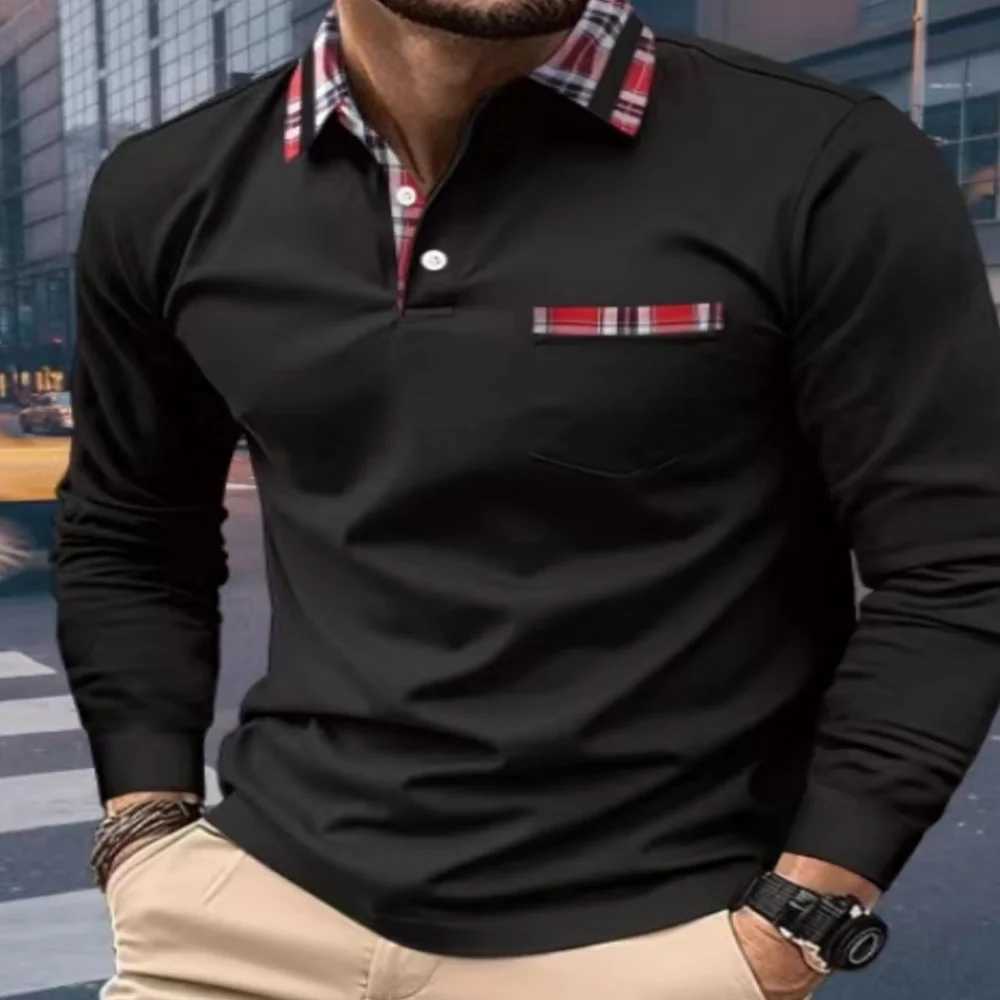 Cross Border 2024 Spring/Summer Fast Sell Mens Casual Shirt with Buckle Pocket Mens Long Sve Sports Dream Shirt W241106