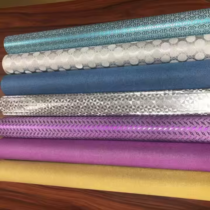 Heat PU flex heat transfer vinyl film, colorful glitter metallic and holographic clothes heat transfer film