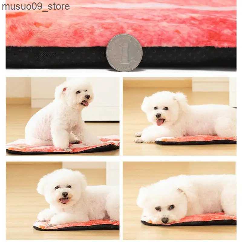 kennels pens Outdoor cat bed anti-skid pet mat foldable pet mat pet supplies indoor Flat noodles box bed dog cat L240910