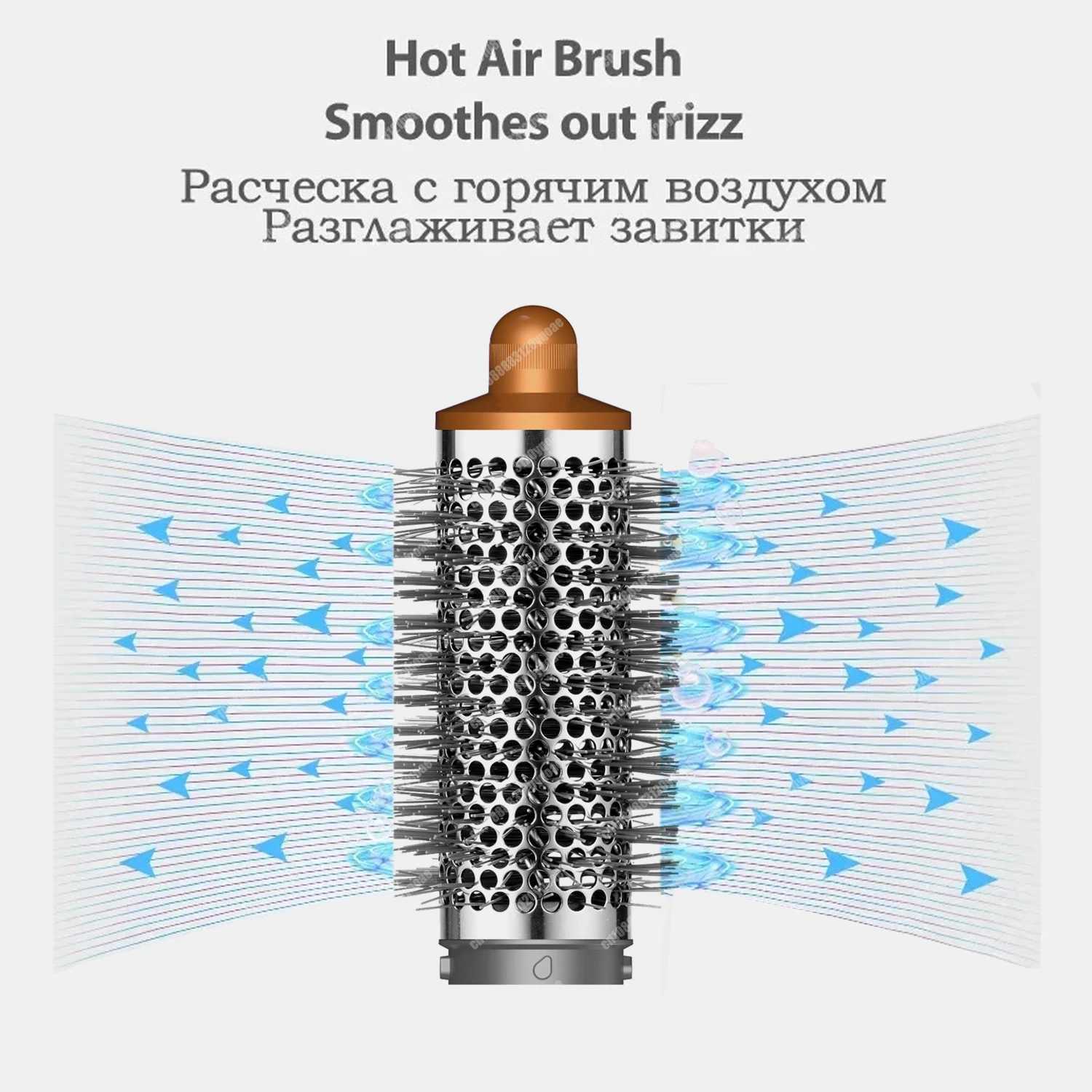 Professional 6IN1 Multi Hair Styler Hair Dryer 1300W Hair Straightener Curling Barrel Brush Hair Dryer Salon Styler Auto WrapXJ241106